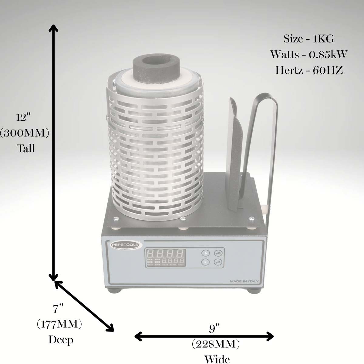Tilt-Pour Electro-Melt Furnace for Silver, Gold, and more