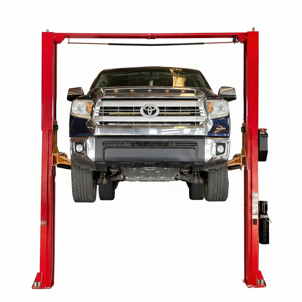 Two Post Car Lift Built for Professional Service, 12,000 lb Capacity, 167 Inch Height, Hydraulic Chain Drive