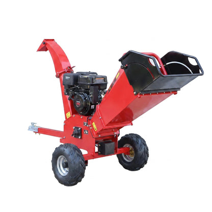 Small Wood Chipper with 5in Chipping Capacity and 420cc Engine - Towable