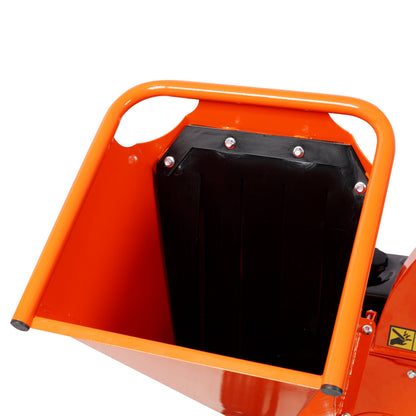 Heavy Duty Wood Chipper Shredder Mulcher with 7 HP Engine - Steel