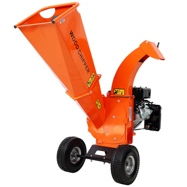 Heavy Duty Wood Chipper Shredder Mulcher with 7 HP Engine - Steel