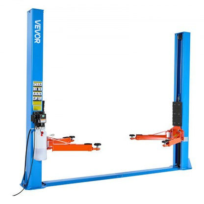 2 Post Lift, 9000 lbs Capacity, 220V 2.95 HP Powerful Motor, Two Post Car Lift Auto Hoist for Sedan SUV Pickup, Automotive Hoist 74.8 Inch Height for Home Garage, Repair Shop, Workshop, Blue