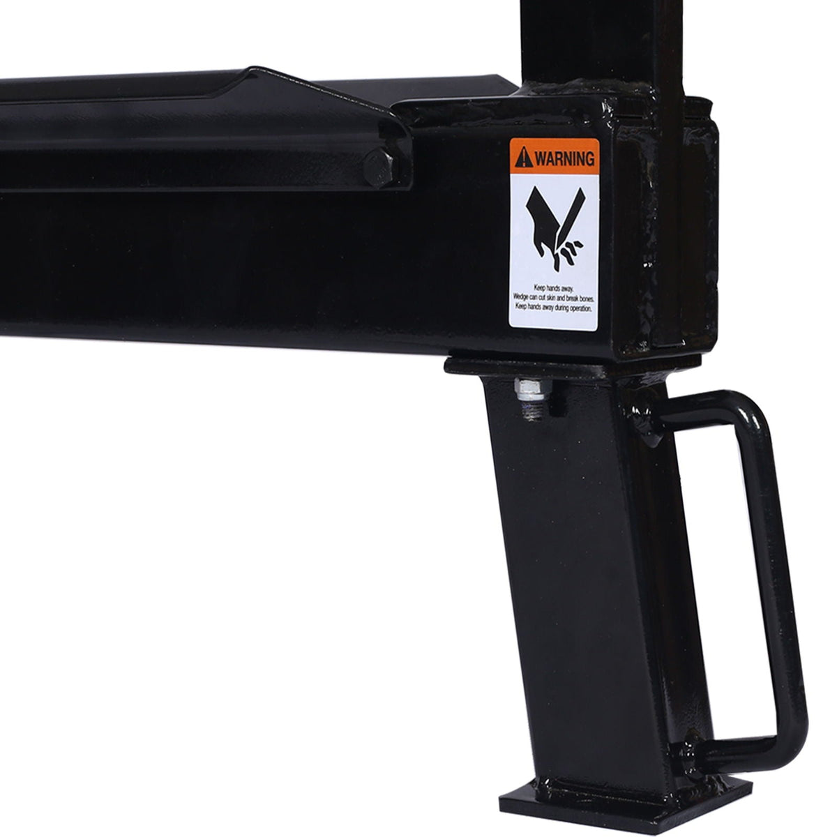 Portable Double Flywheel Electric Log Splitter 7 Ton with Auto Return - Gray