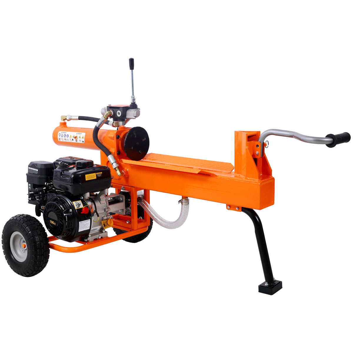 Portable 20 Ton Log Splitter with Auto Return Ram System - Steel