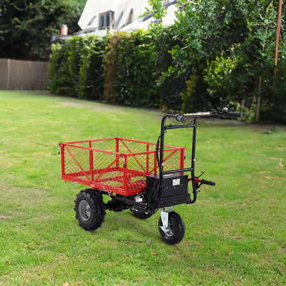 48V 500W Electric Utility Cart – 500 lb Capacity