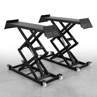Car Lift, 25.6 Max. Height, 5, 000 LBS Capacity Portable Car Lift, with Extended-Length Plates, Heavy-Duty Carbon Steel Truck Lift with 120V Power Unit, Auto Car Jack Lifts for Home Garage Shop — Studio Shot