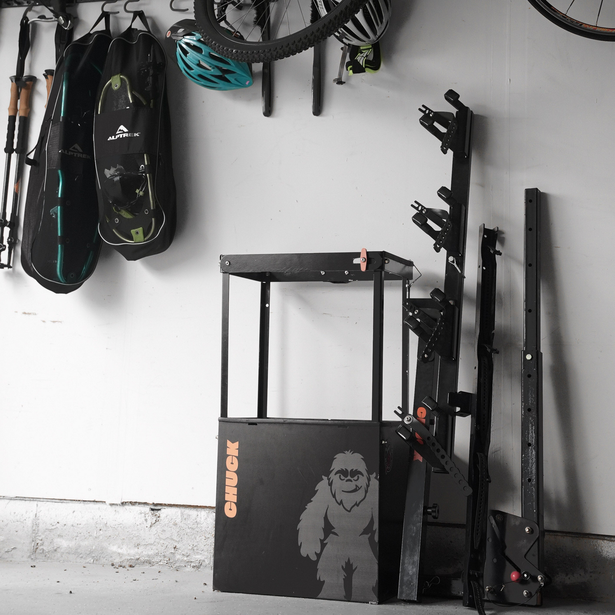 Chuck Rack Bike & Ski Hitch Carrier Package