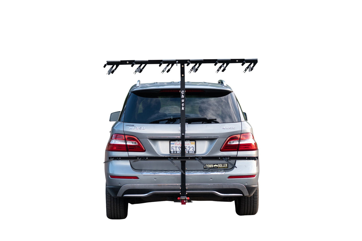 Chuck Rack 6-Bike Hitch Rack with Full-Tilt Base