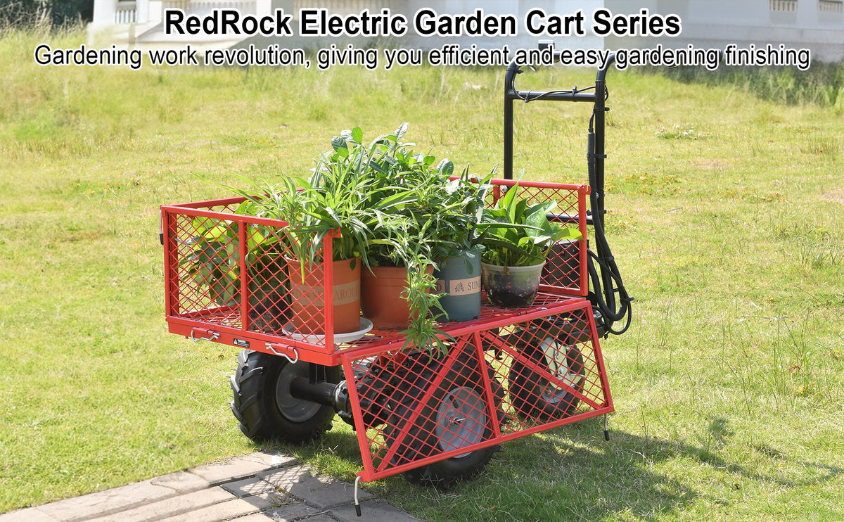 48V 500W Electric Utility Cart – 500 lb Capacity