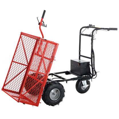 48V 500W Electric Utility Cart – 500 lb Capacity