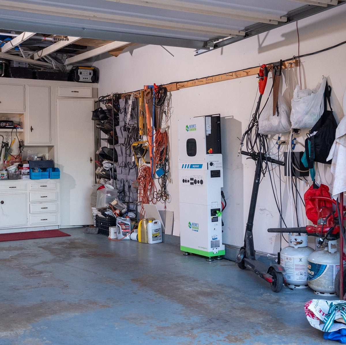 MyGrid 10K with Transfer Switch for House Battery Backup