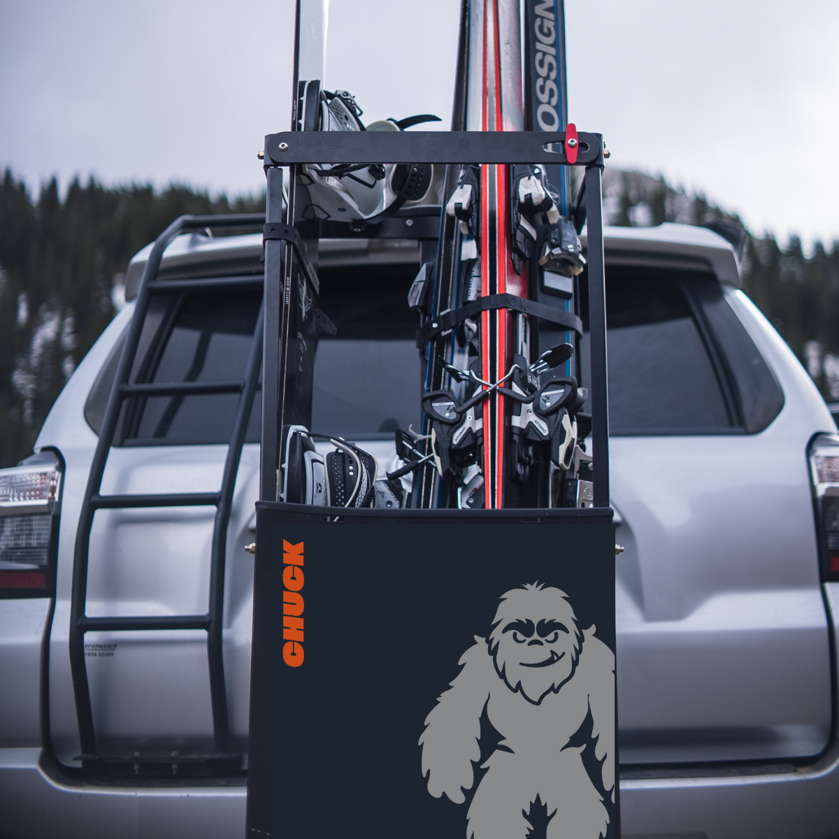 Chuck Rack Bike & Ski Hitch Carrier Package