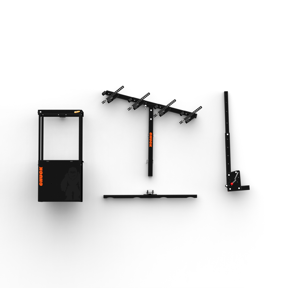 Chuck Rack Bike & Ski Hitch Carrier Package