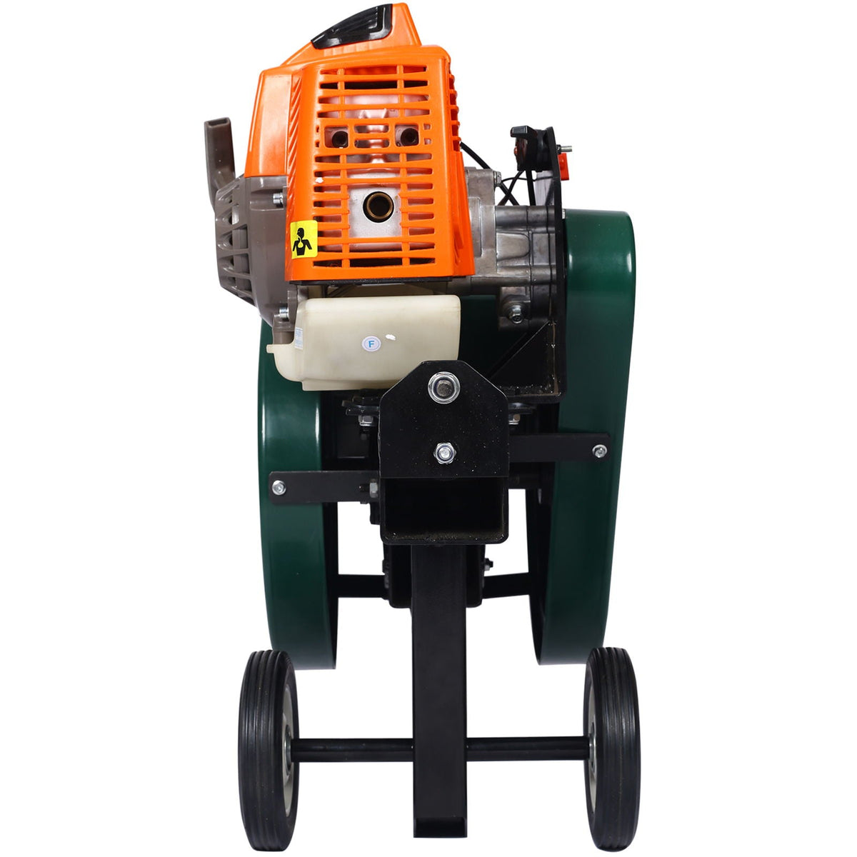 Portable Double Flywheel Electric Log Splitter 7 Ton with Auto Return - Gray
