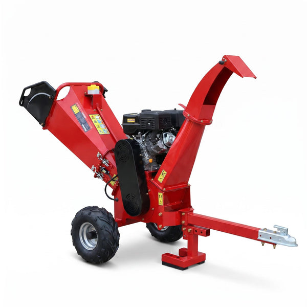 Small Wood Chipper with 5in Chipping Capacity and 420cc Engine - Towable