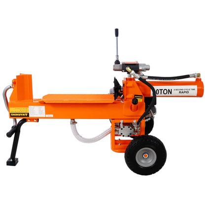 Portable 20 Ton Log Splitter with Auto Return Ram System - Steel